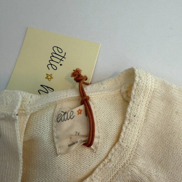Girl's Dress - ETTIE & H- Cream- Size 7- NEW w/TAGS - Picture 7 of 8